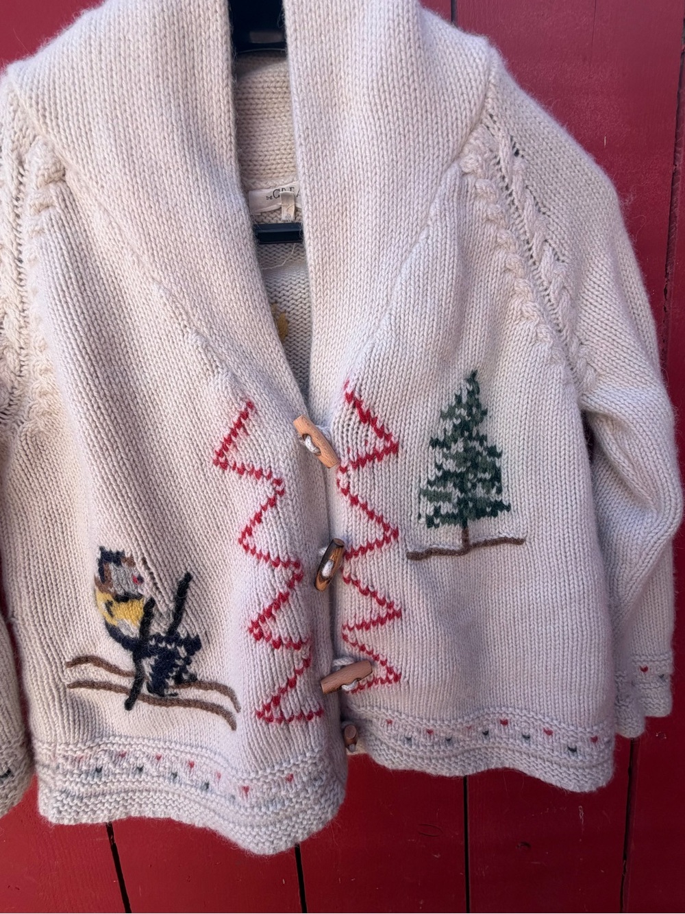 THE GREAT. The Ski Lodge Cardigan - Picture 11 of 11